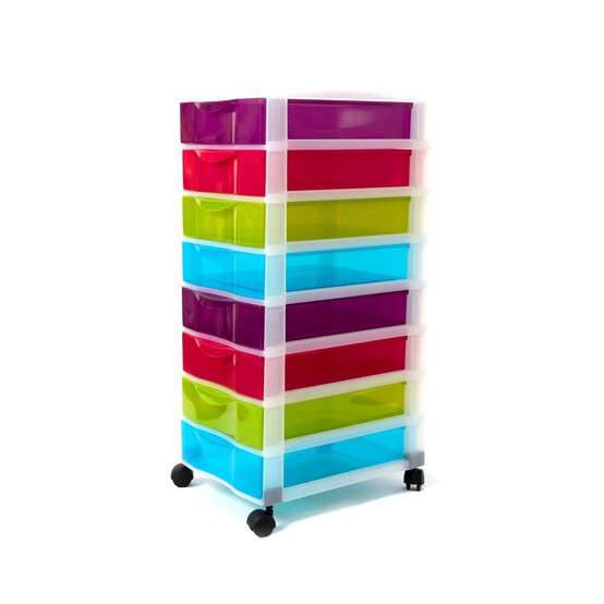Sundis Multicolour Storage Tower 8 Drawers