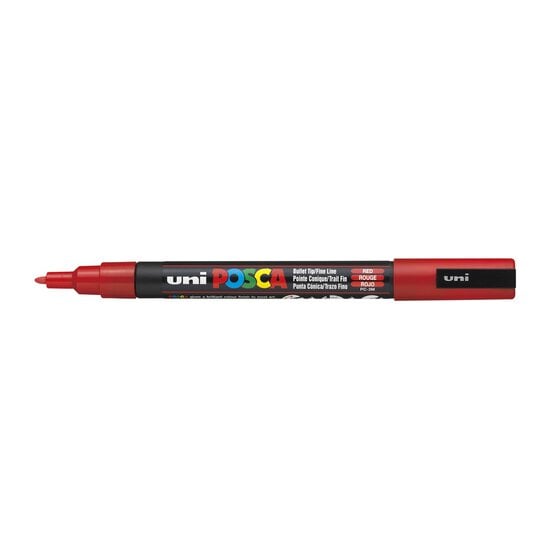 Uni-ball Red Posca Marker PC-3M