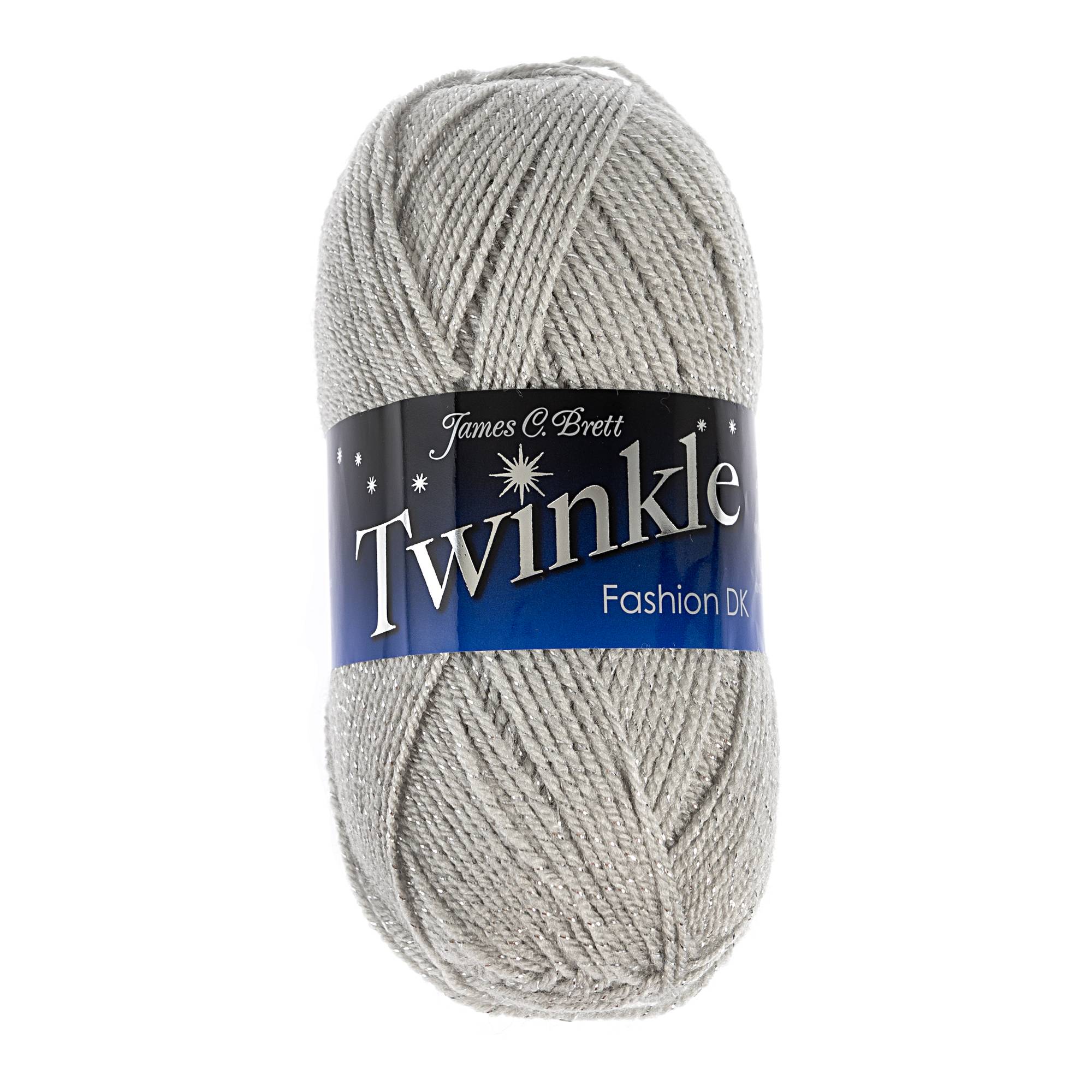 James C Brett Silver Twinkle DK Yarn 100g