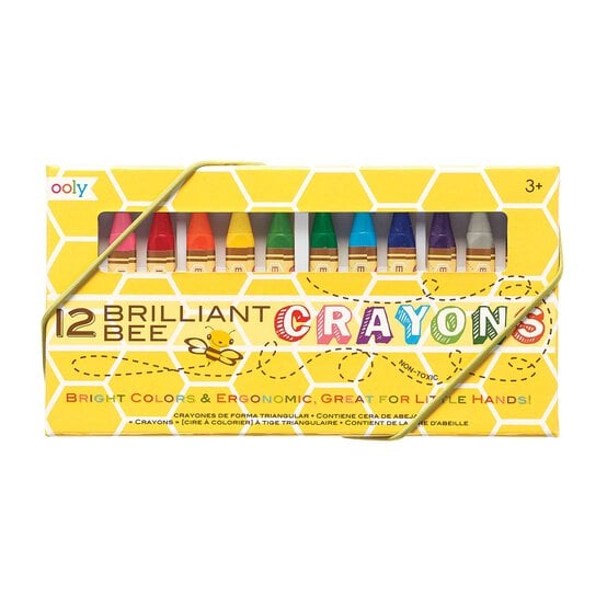Brilliant Bee Crayons 12 Pack