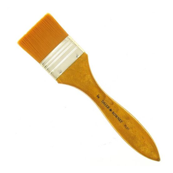 Daler-Rowney Gold Taklon Skyflow Flat Paint Brush