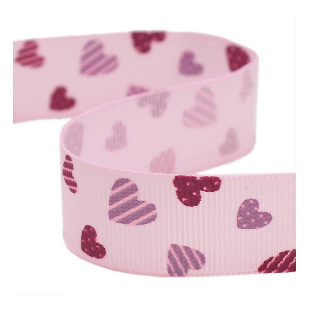 Hearts Grosgrain Ribbon 15mm x 5m