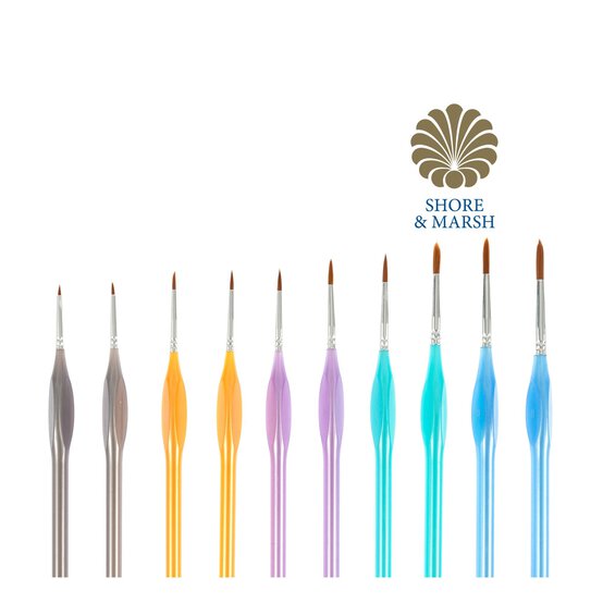 Shore & Marsh Detail Brush Set 10 Pack