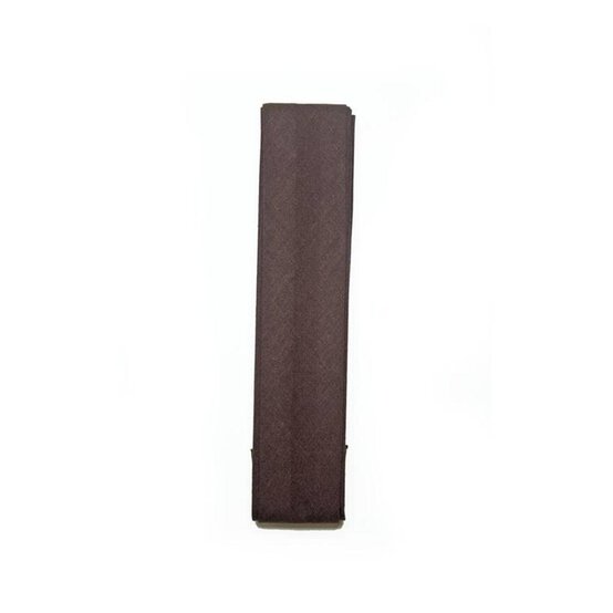 Brown Poly Cotton Bias Binding 25mm x 2.5m