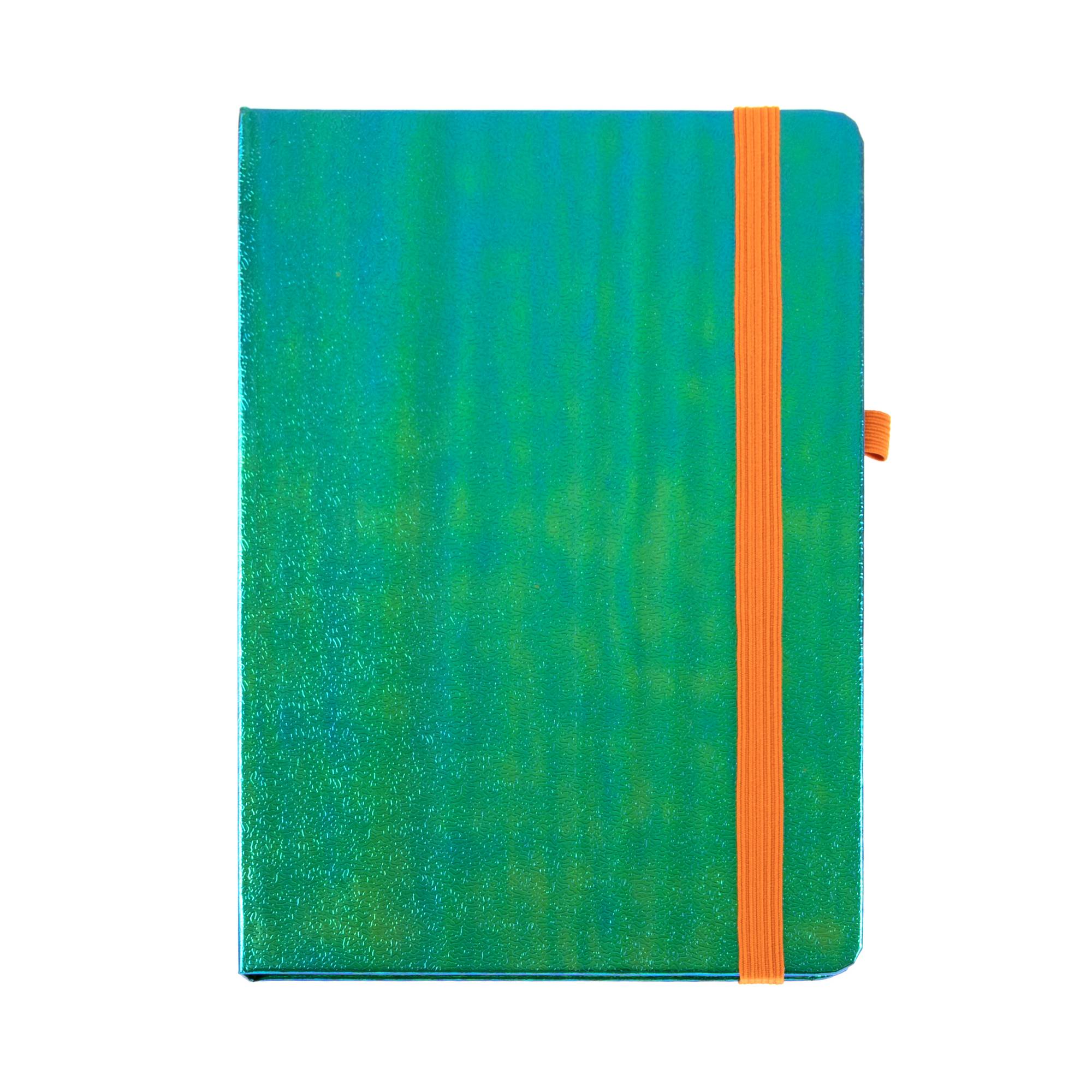 Metallic Green Notebook A5