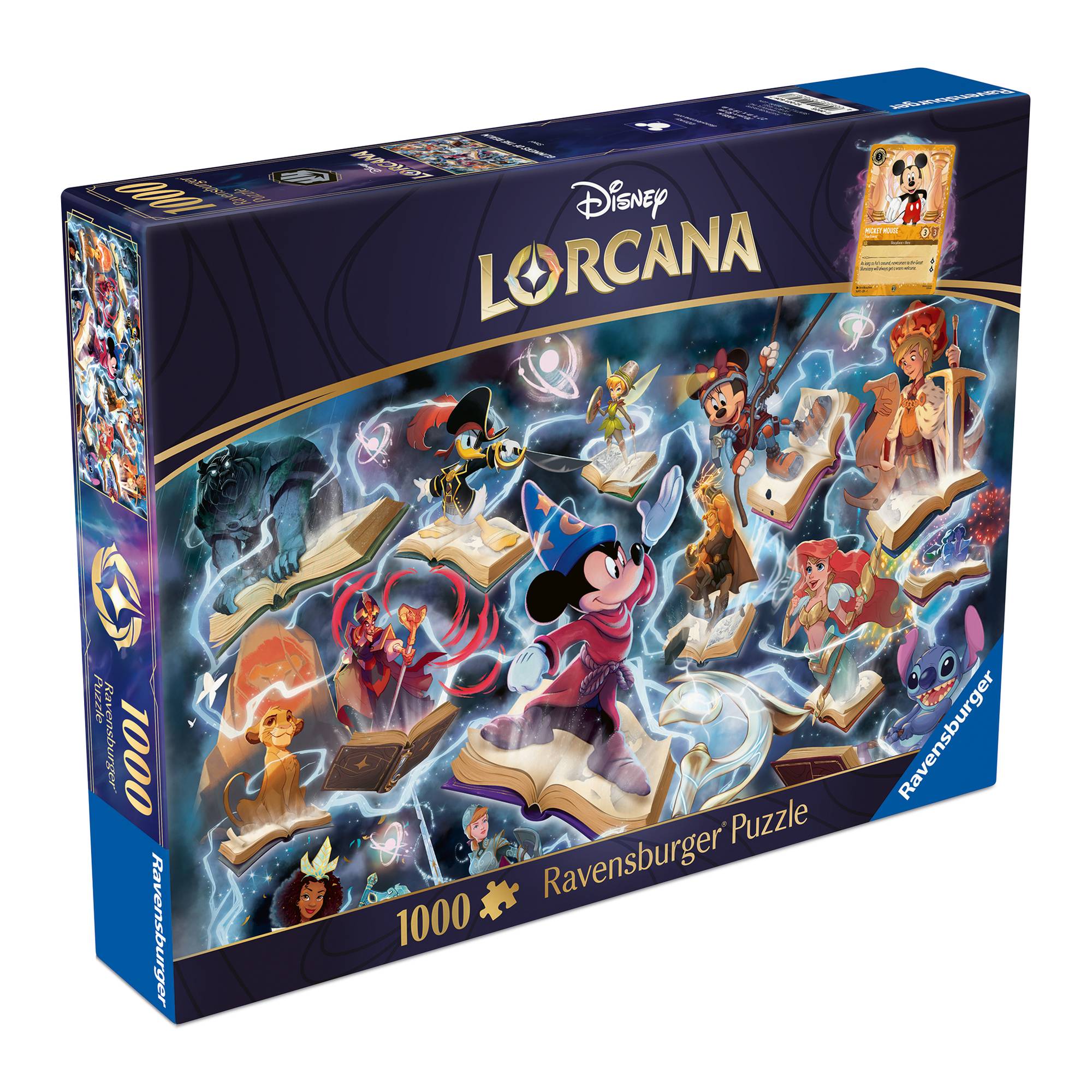 Disney Lorcana Glimmers of the Realm Steel Jigsaw Puzzle 1000 Pieces