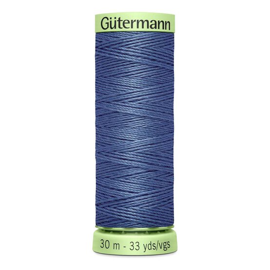 Gutermann Blue Top Stitch Thread 30m (112)
