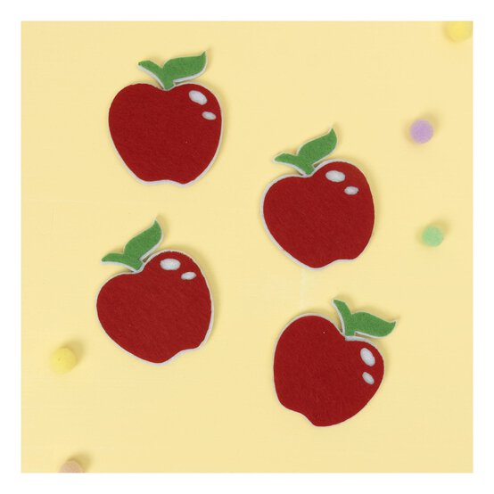 Felt Apples 4 Pack