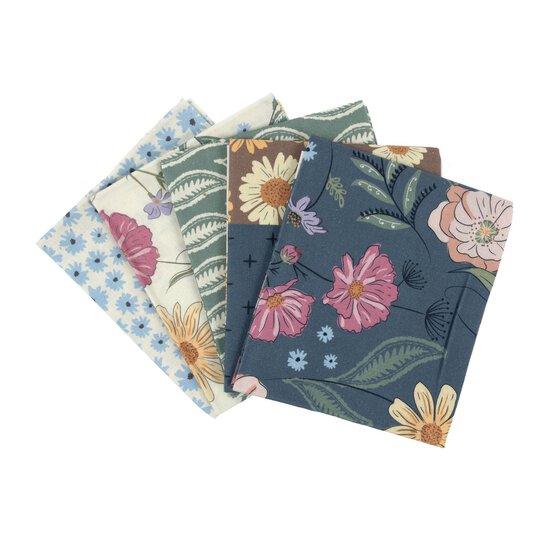 Patchwork Fusion Cotton Fat Quarters 5 Pack