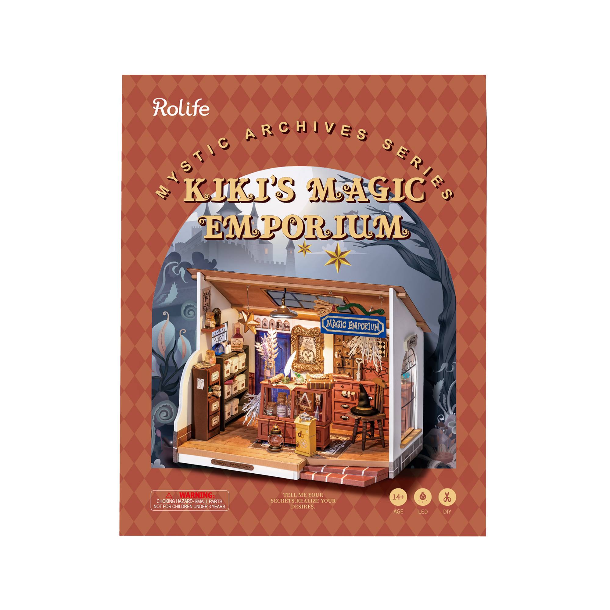 Rolife Kiki’s Magic Emporium Miniature House Kit