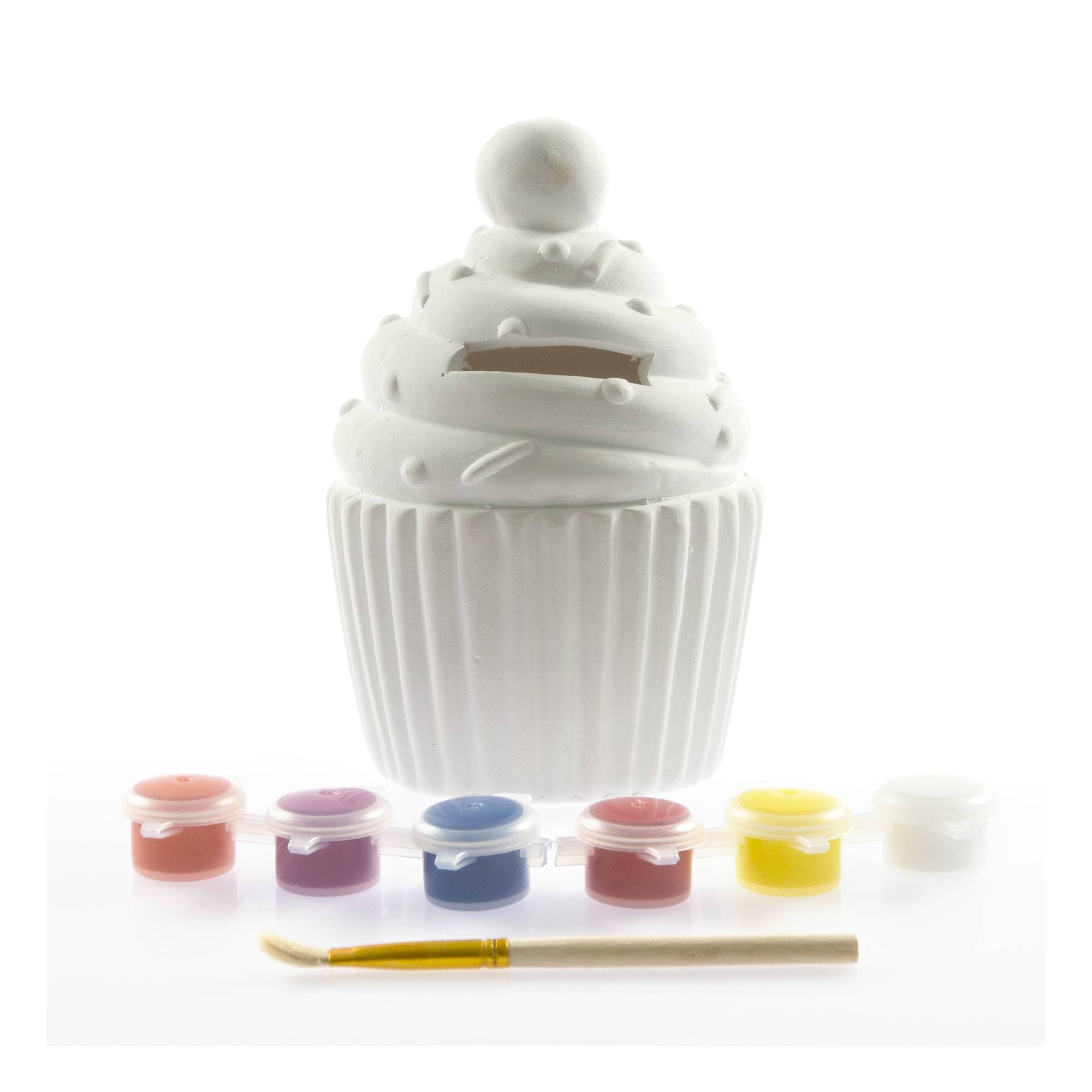 Paint Your Own Cupcake Money Box