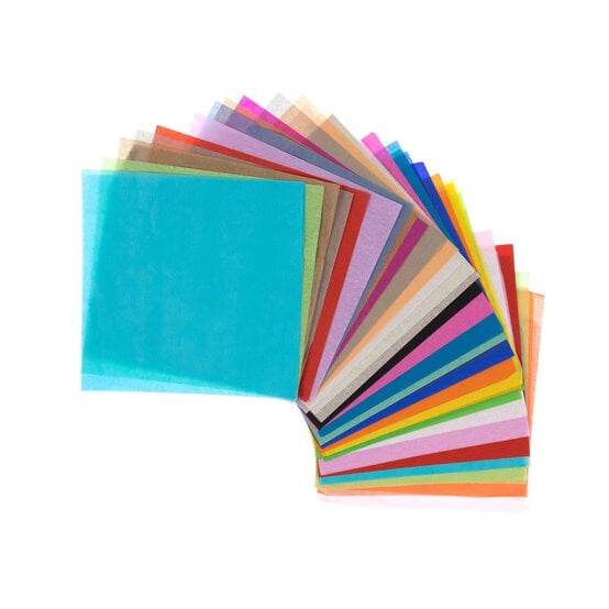 Assorted Tissue Paper Squares 100 Pack