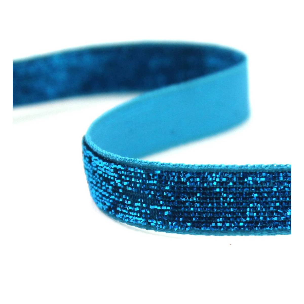 Metallic Peacock Woven Sparkle Ribbon 10mm x 2.5m