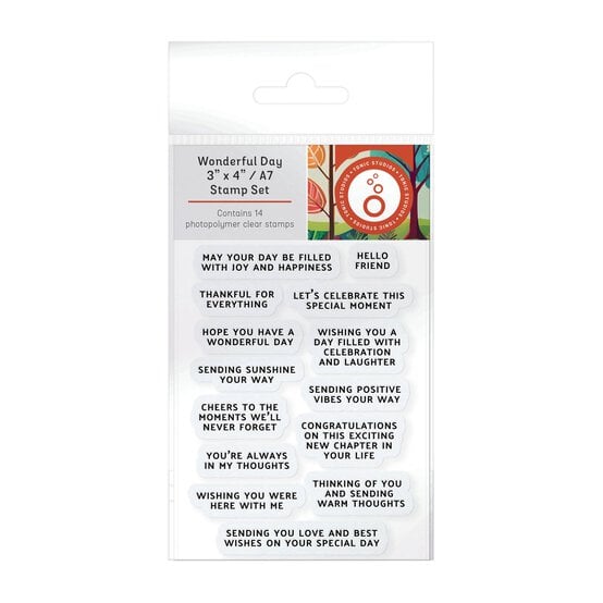 Tonic Studios Wonderful Day Stamp Set 14 Pieces