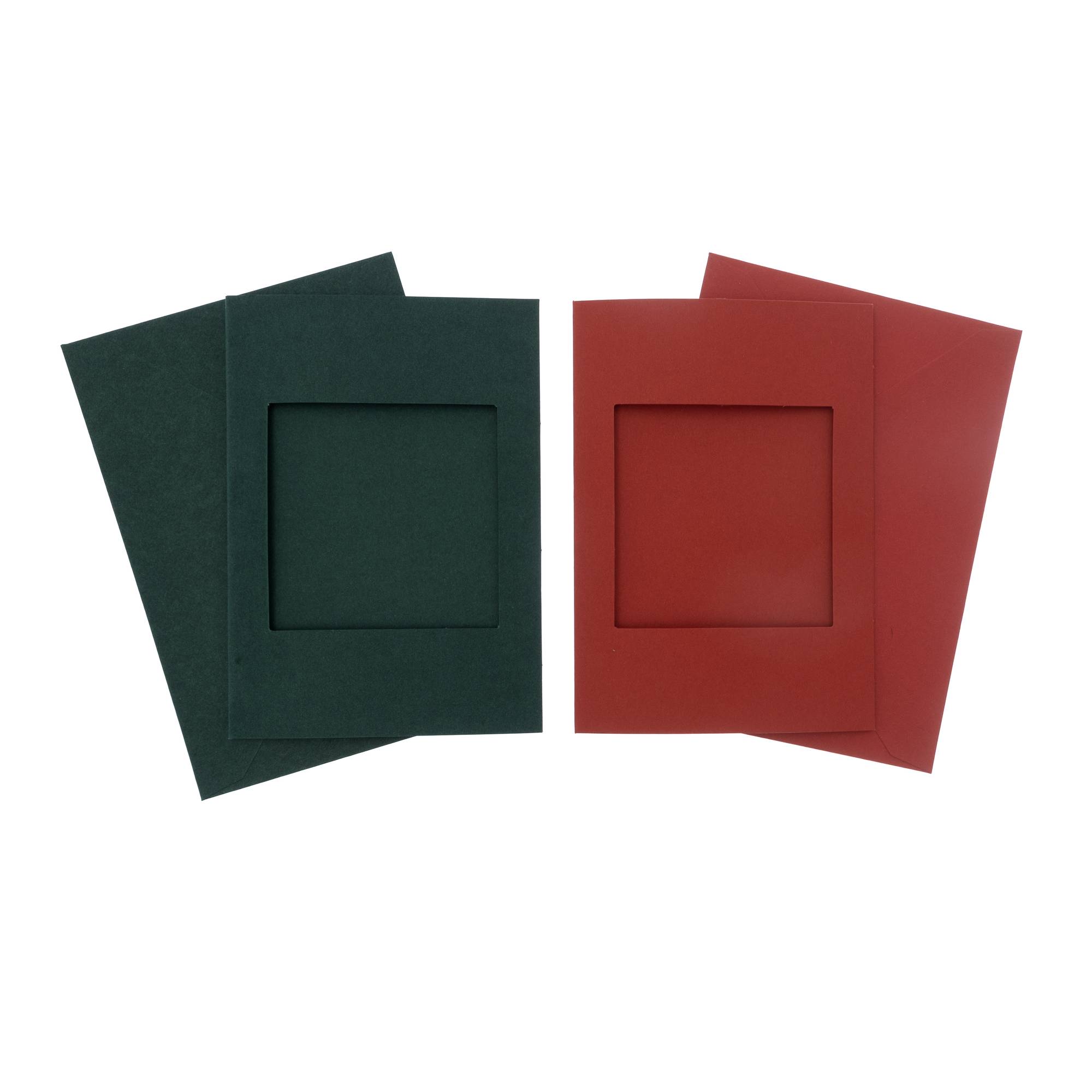 Red and Green Aperture Cards10 Pack