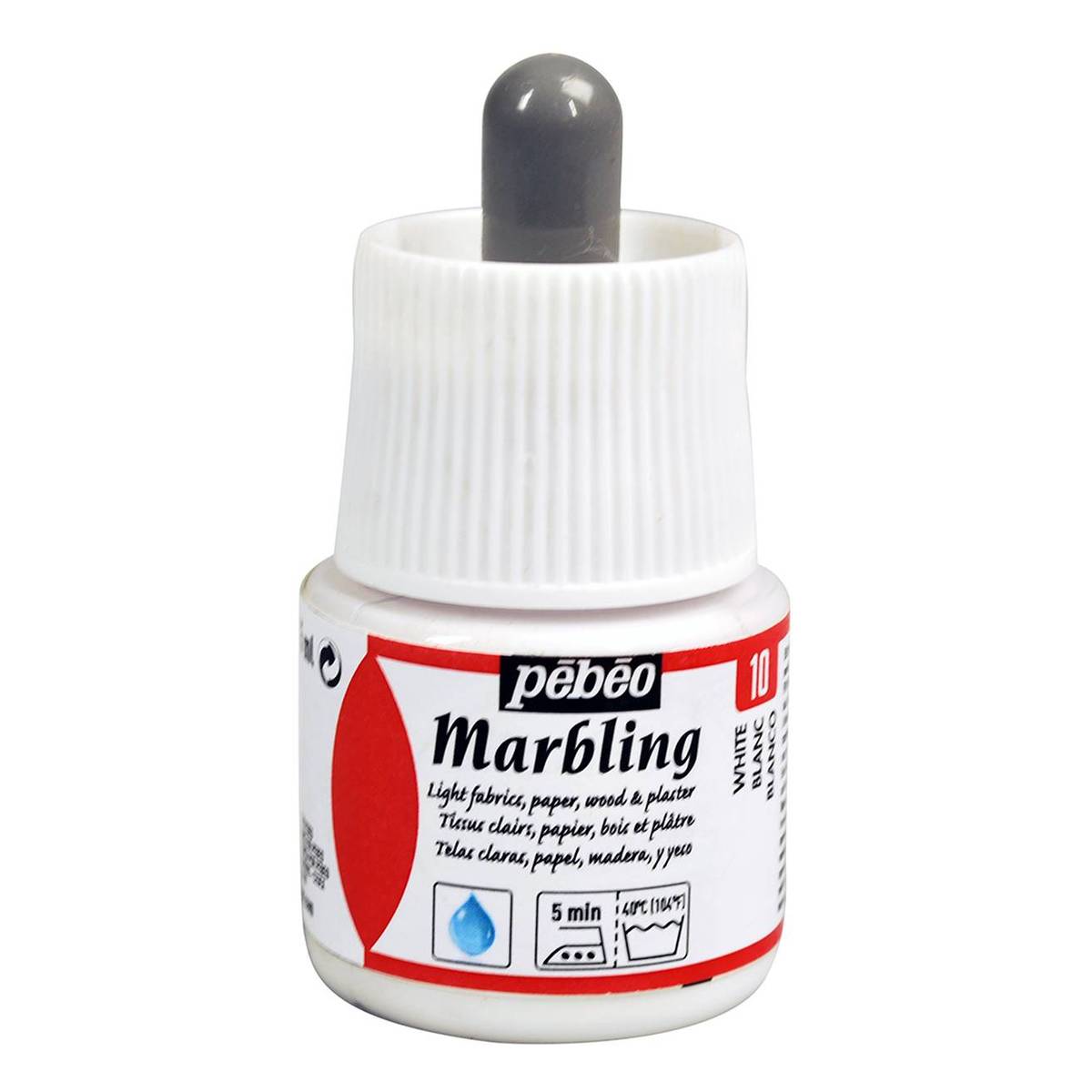 Pebeo White Marbling Ink 45ml