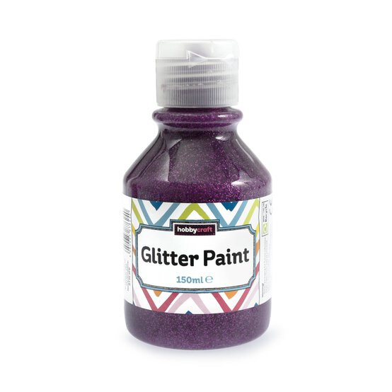 Purple Glitter Paint 150ml