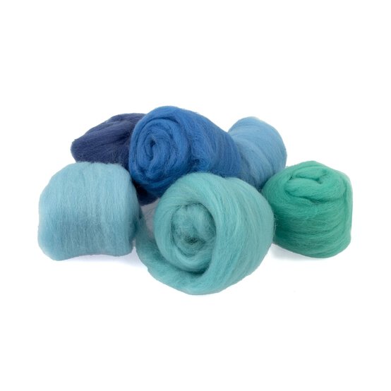 Blue Felting Bumper Bag 6 Pack