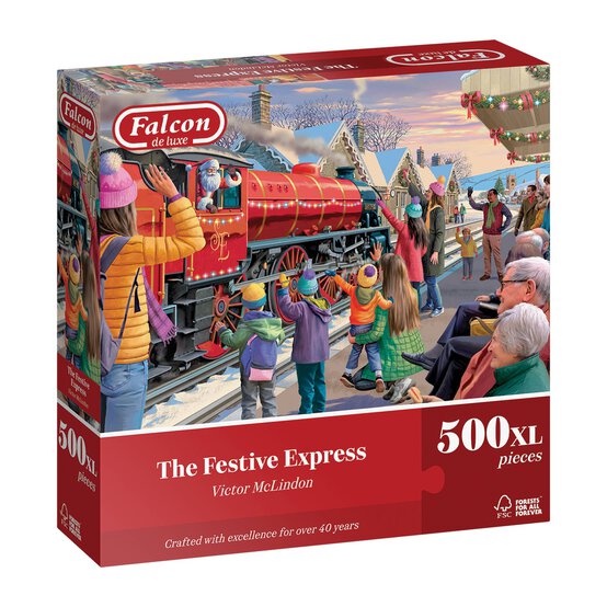 Falcon Festive Express Jigsaw Puzzle 500 XL Pieces