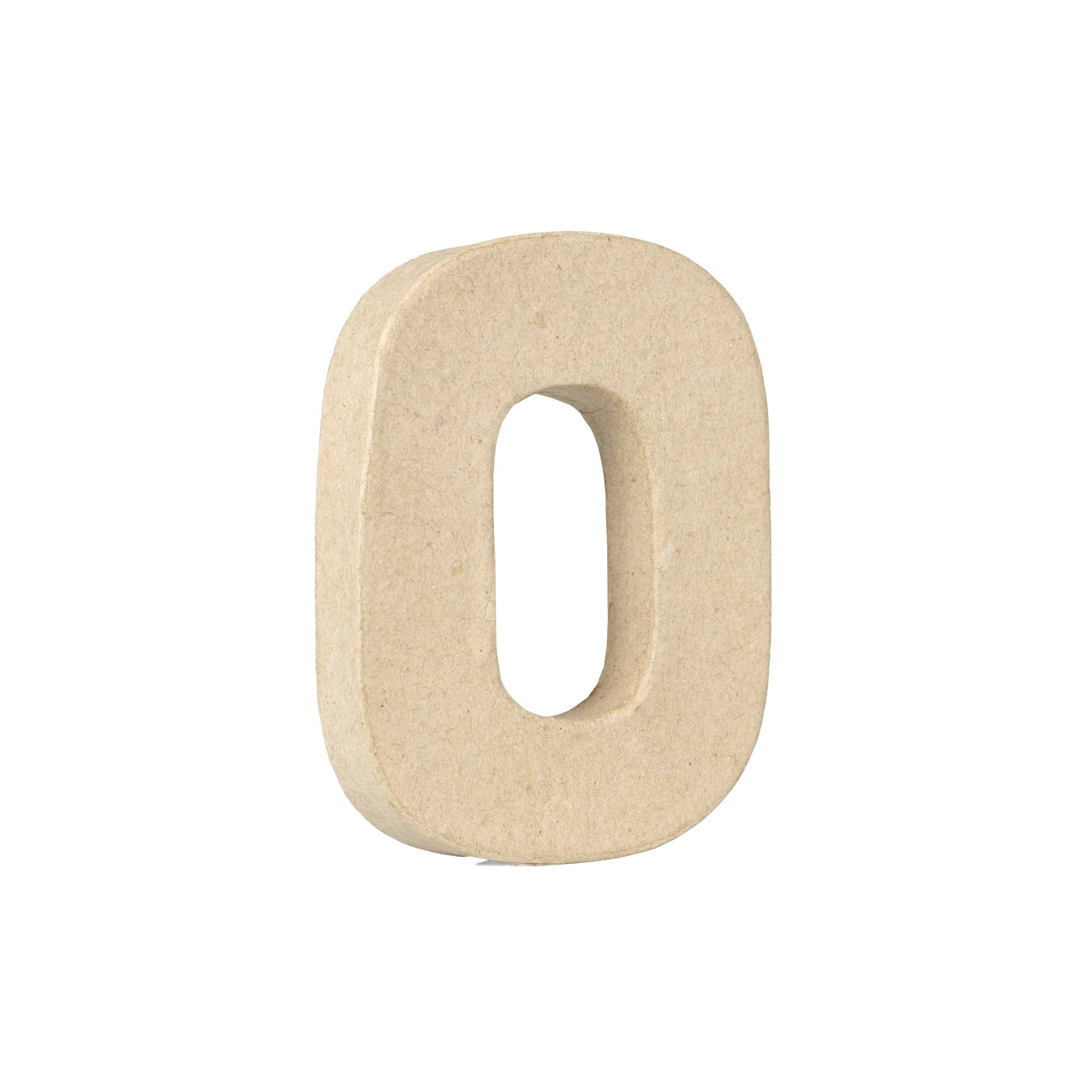 Mini Mache Letter O 10cm