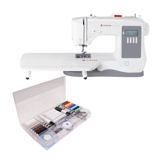 Singer Confidence 7640 Sewing Machine and Accessories Bundle