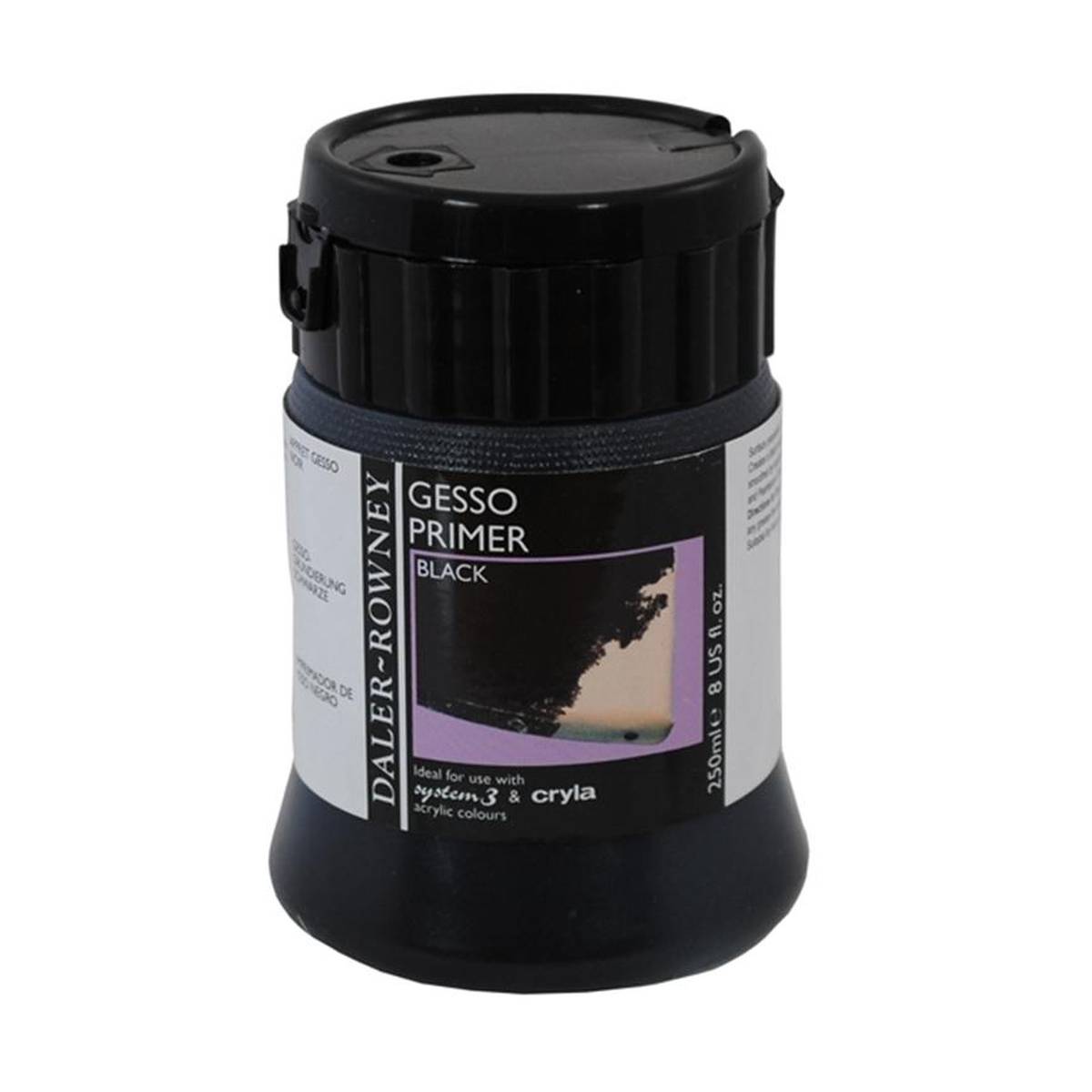 Daler-Rowney Black Gesso Primer 250ml