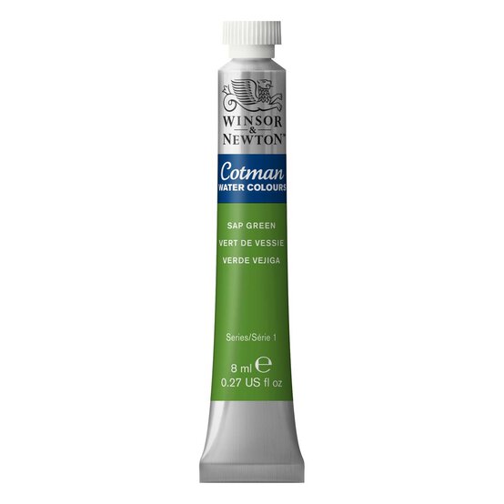 Winsor & Newton Cotman Sap Green Watercolour Tube 8ml (599)