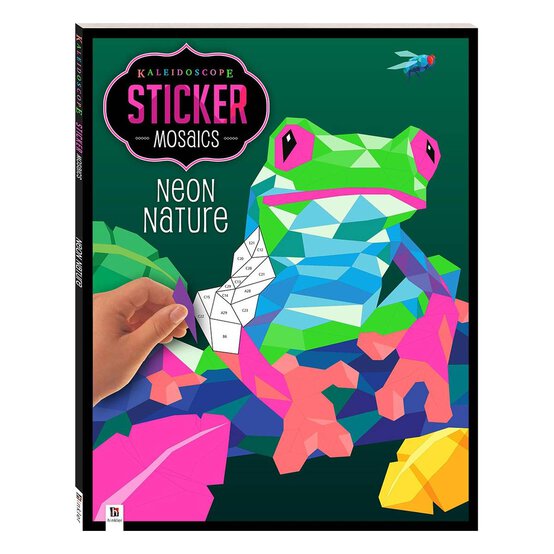 Kaleidoscope Sticker Mosaics Neon Nature