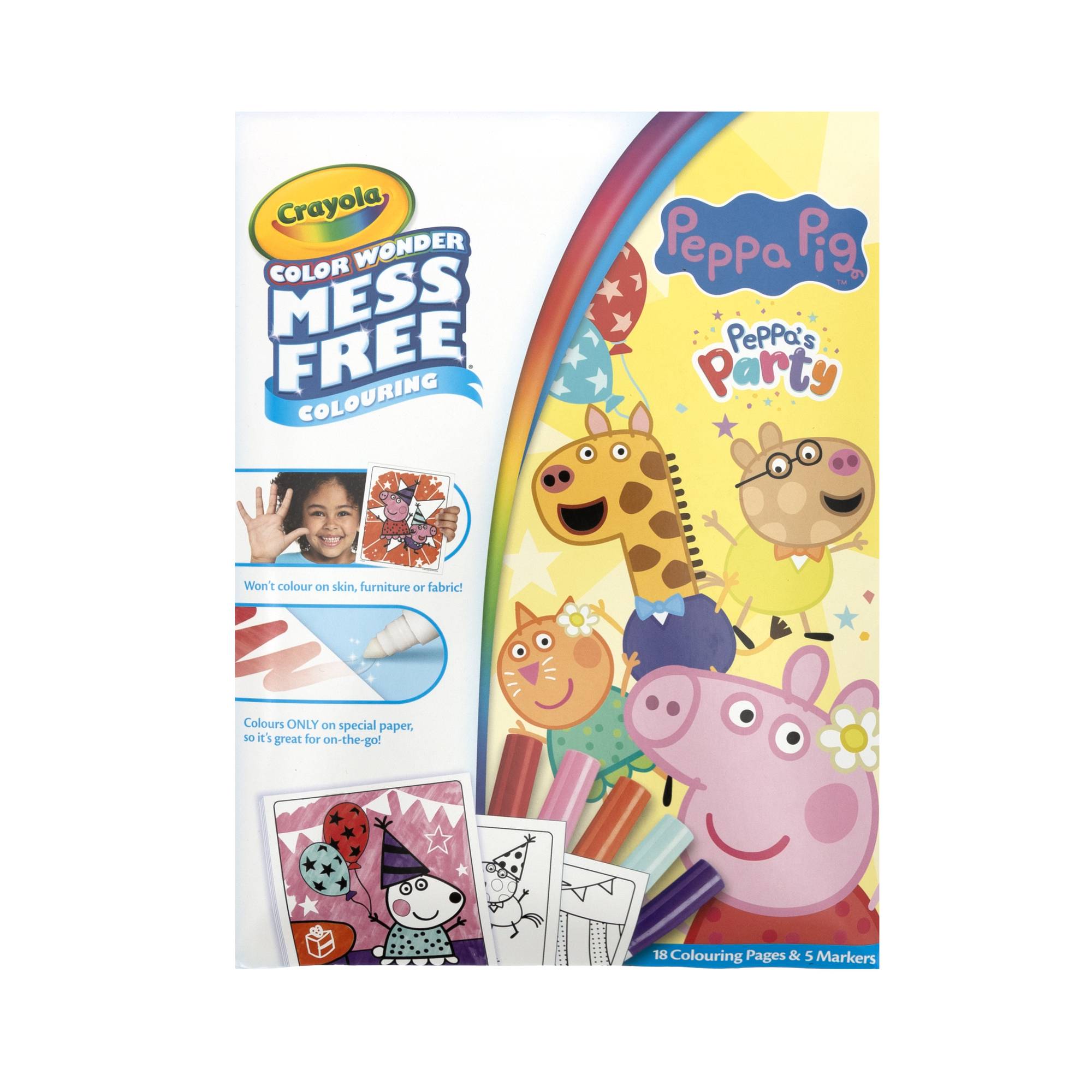 Peppa Pig Party Color Wonder Colouring Set