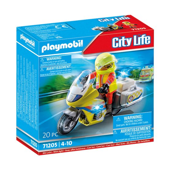 Playmobil City Life Emergency Motorcycle