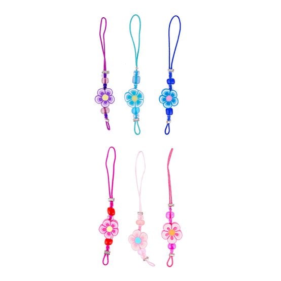 Floral Stitch Marker Charms 6 Pack