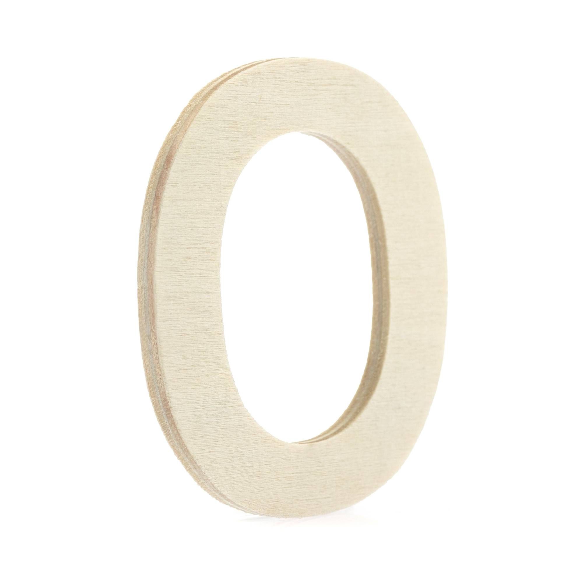 Small Wooden Letter O 6.5cm