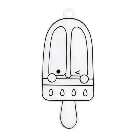 Ice Lolly Plastic Suncatcher