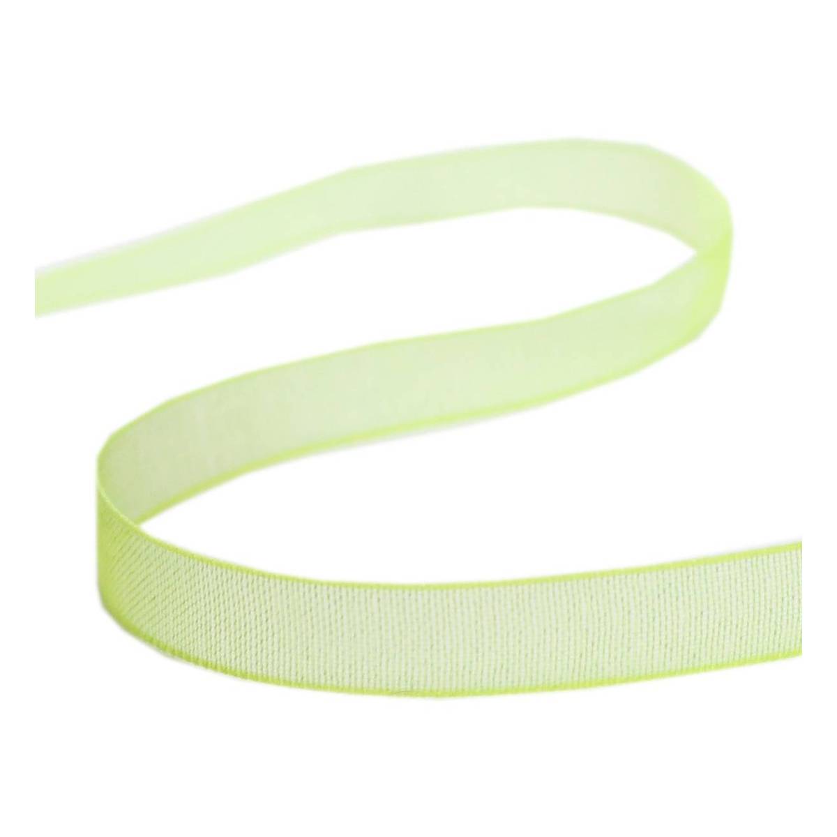 Lime Organdie Ribbon 6mm x 8m