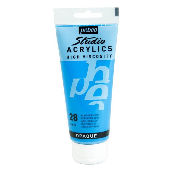 Pebeo Cerulean Blue Studio Acrylic Paint 100ml