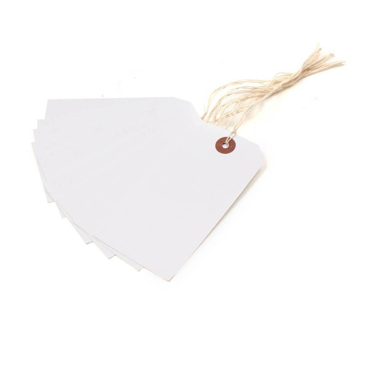Blick White Luggage Tags 10 Pack
