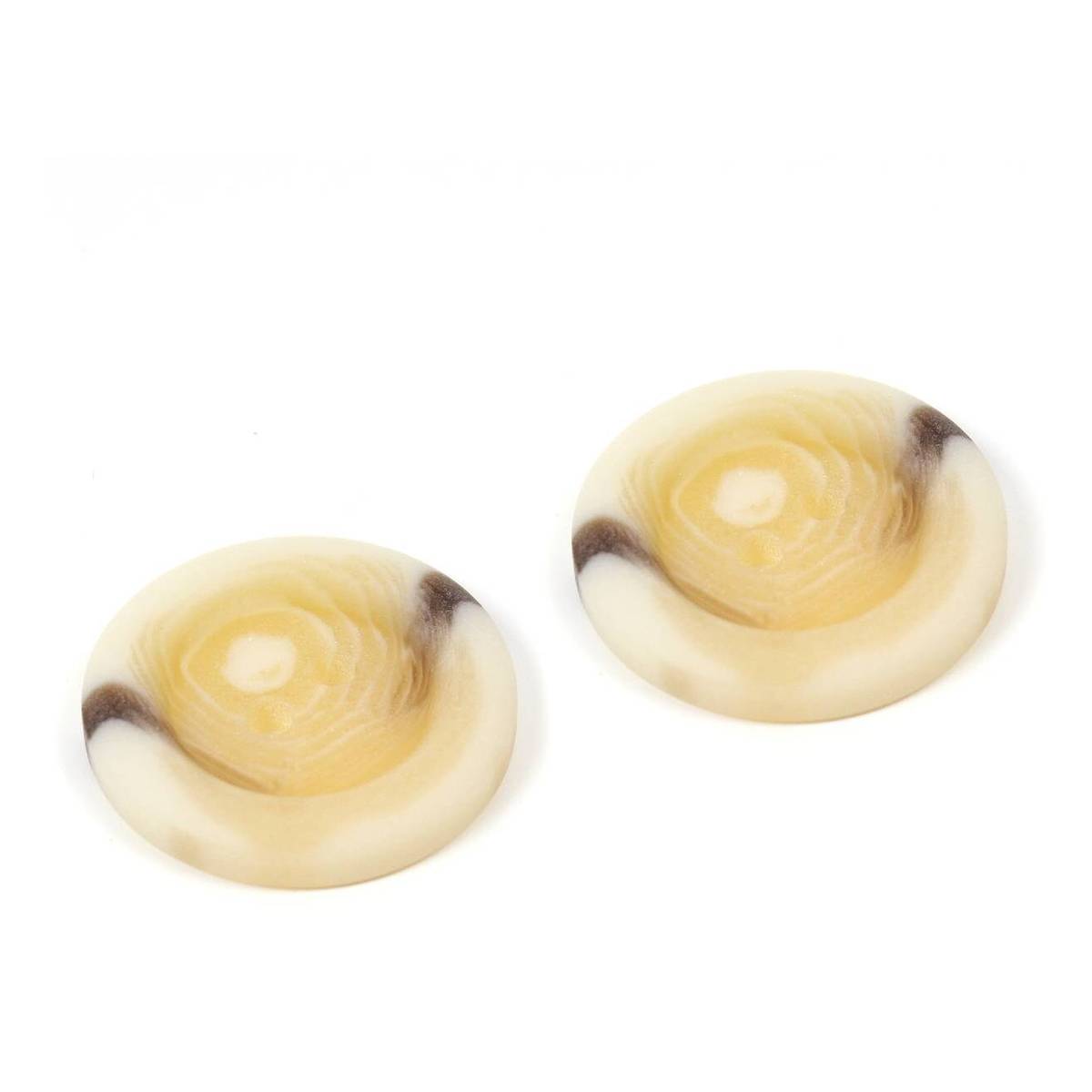 Hemline Assorted Basic Knitwear Button 2 Pack