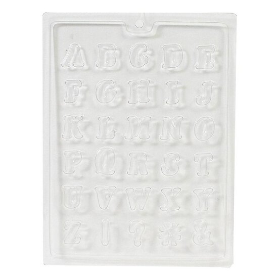 Alphabet Chocolate Mould