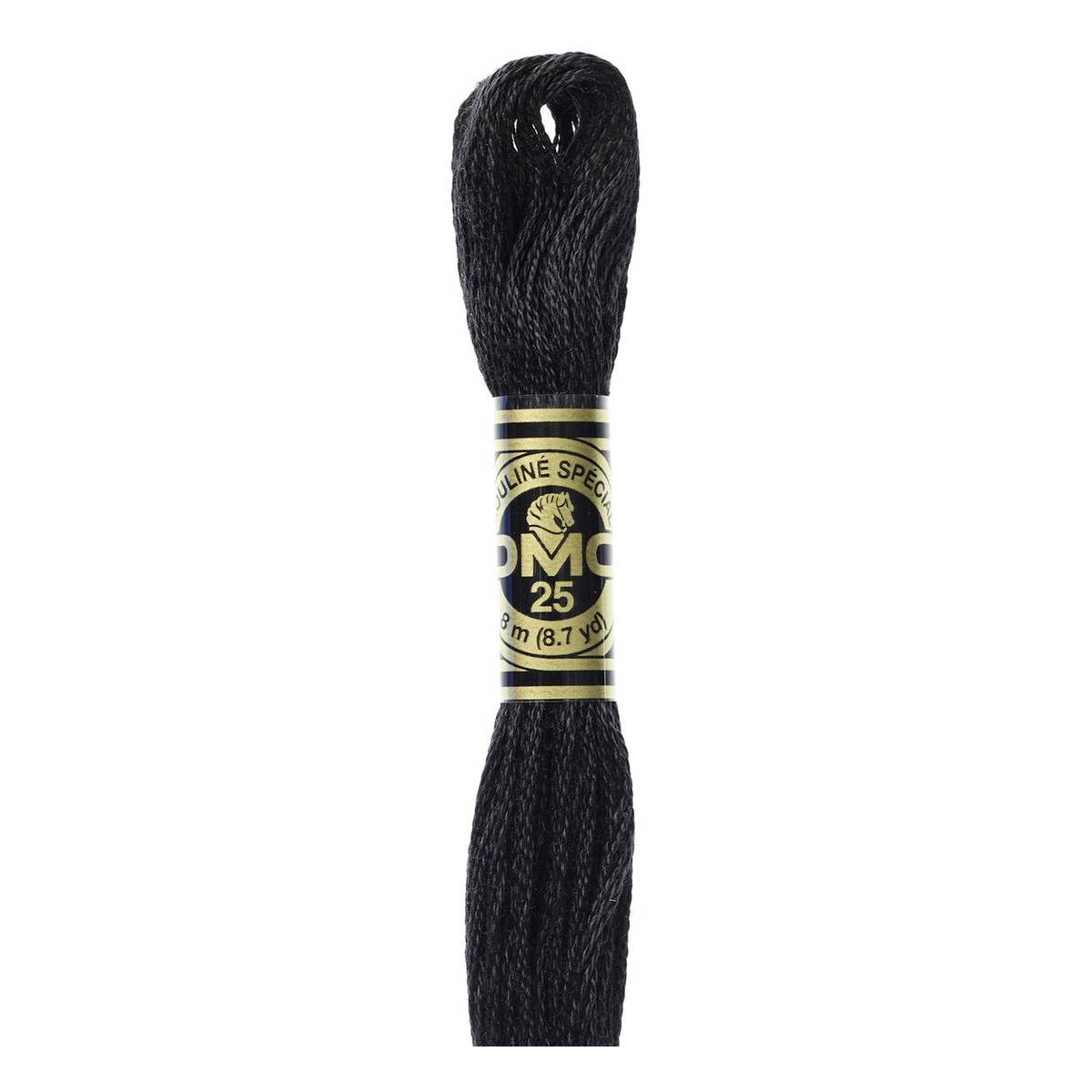 DMC Black Mouline Special 25 Cotton Thread 8m (310)