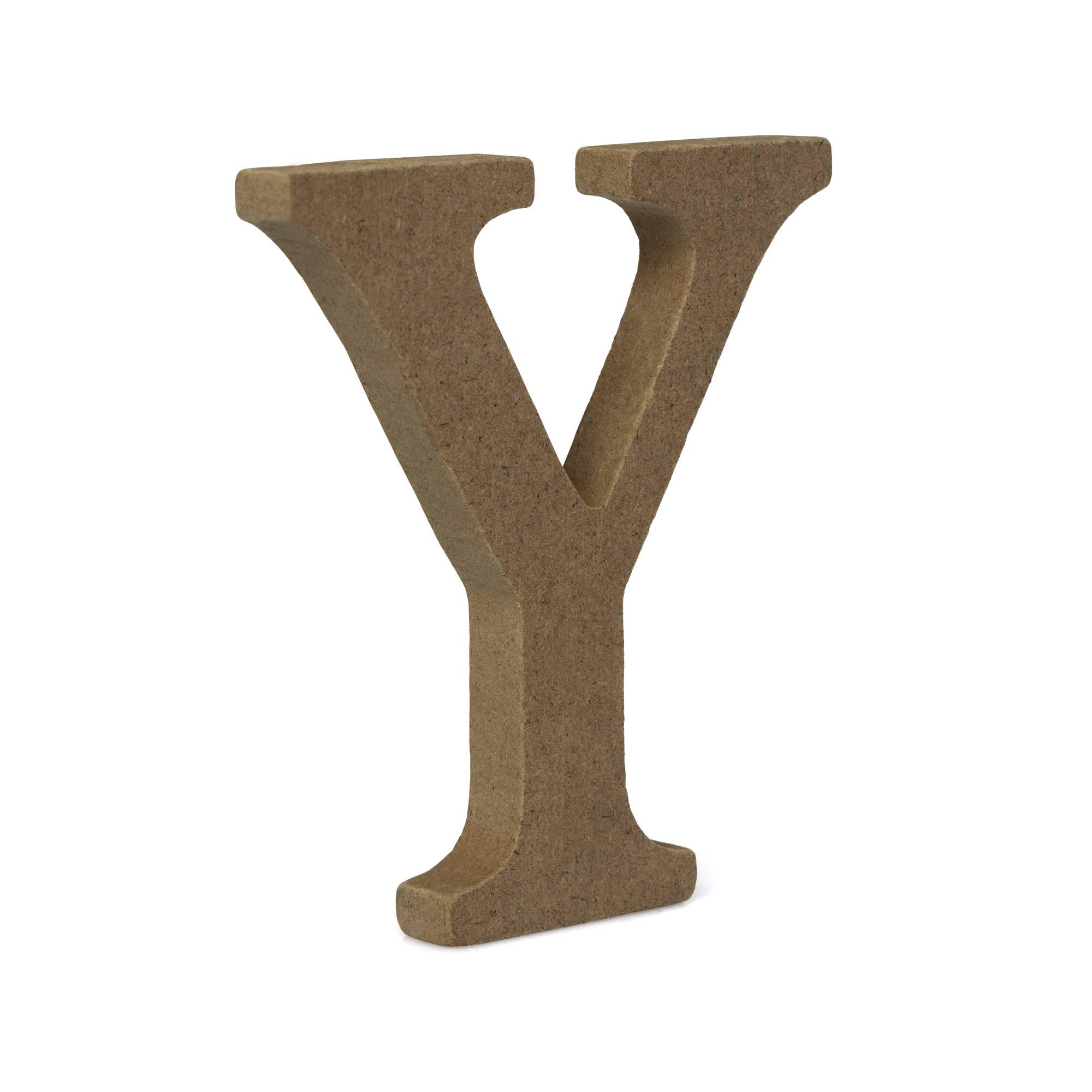 MDF Wooden Letter Y 8cm