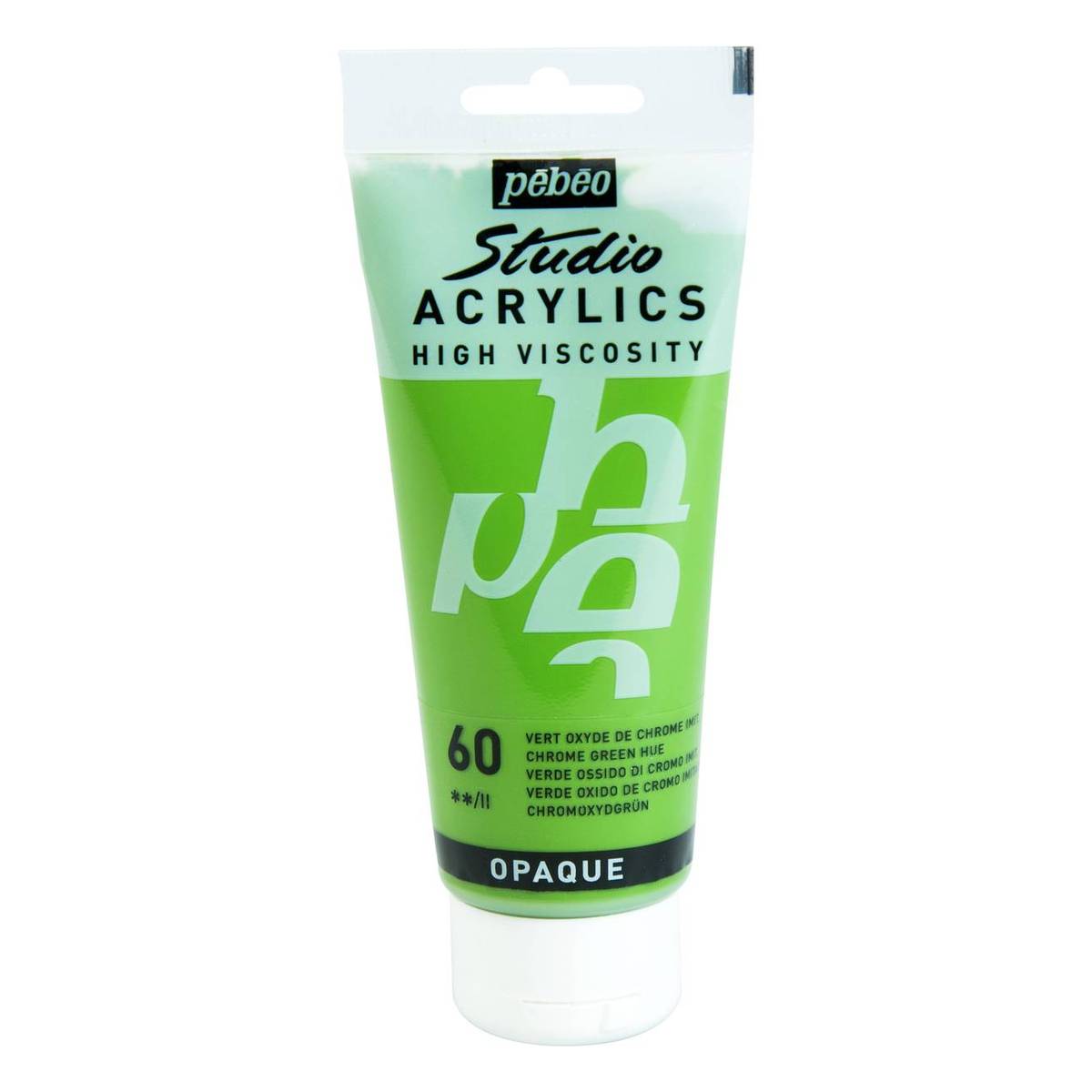 Pebeo Chrome Green Hue Studio Acrylic Paint 100ml