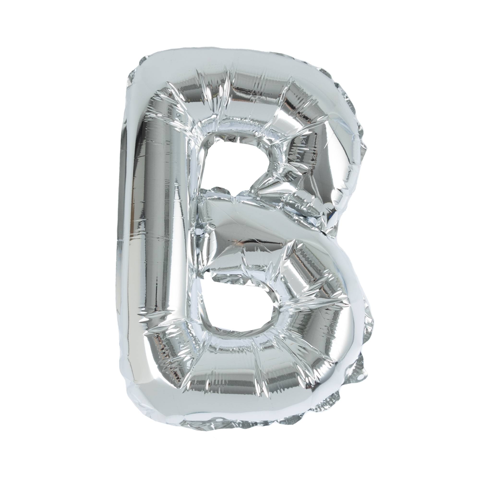 Silver Foil Letter B Balloon