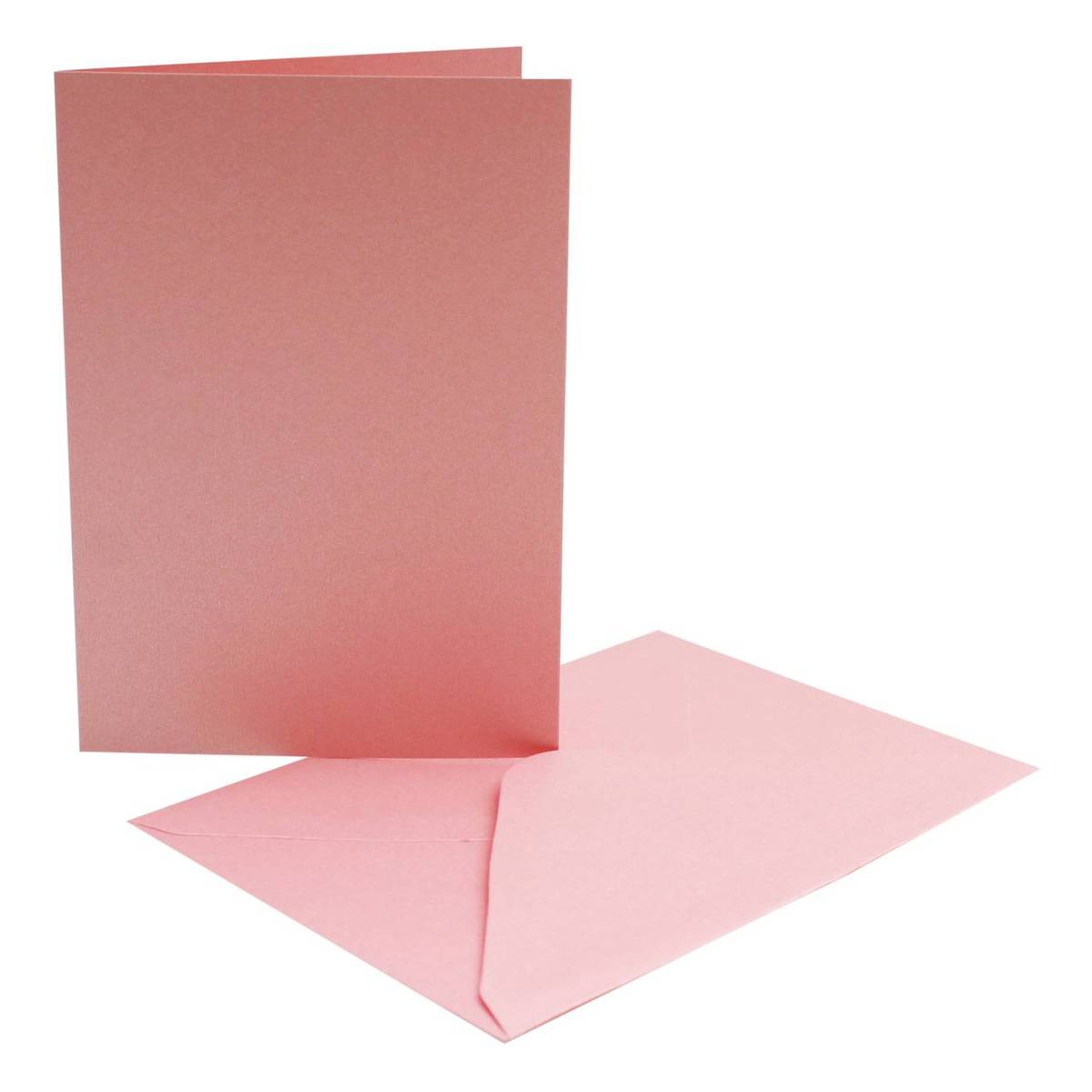 Pearlescent Pink CardsA6 4 Pack