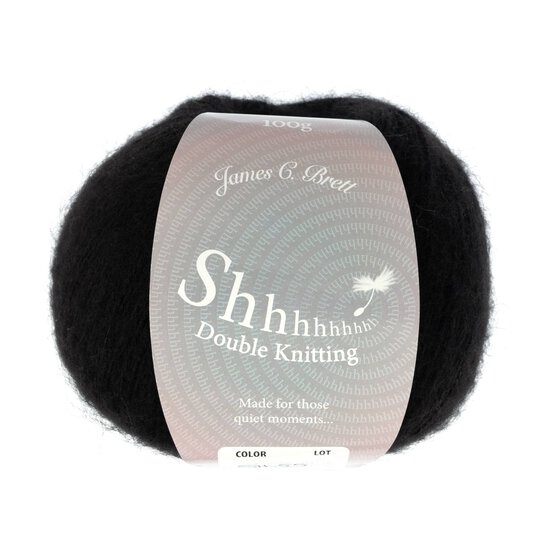 James C Brett Onyx Shhh DK Yarn 100g