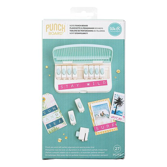 We R Makers Word Punch Board