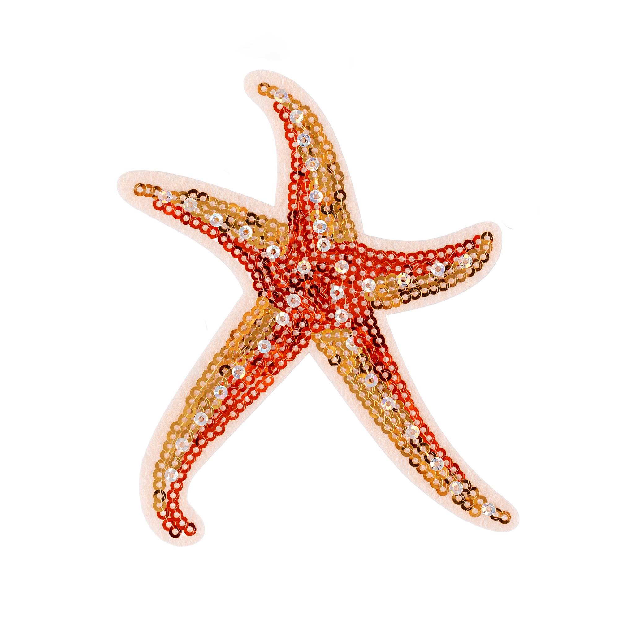 Starfish Iron-On Patch