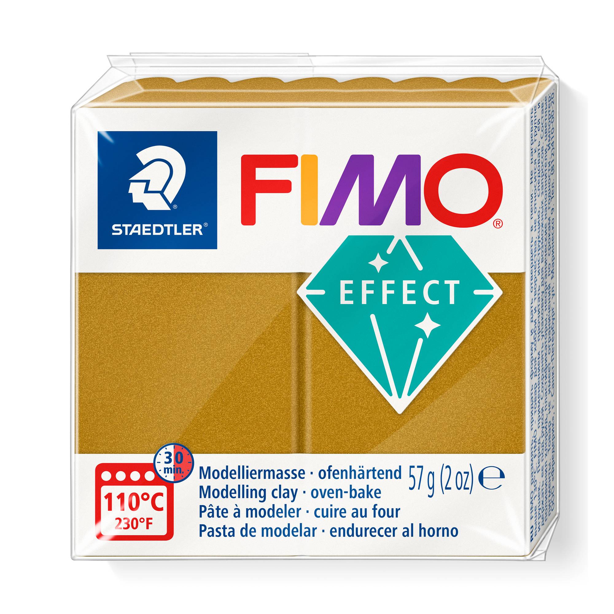 Fimo Effect Metallic Gold Modelling Clay 57g