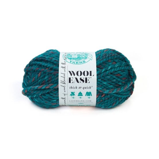 Lion Brand Deep Lagoon Wool-Ease Thick & Quick 170g