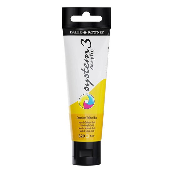 Daler-Rowney System3 Cadmium Yellow Hue Acrylic Paint 59ml
