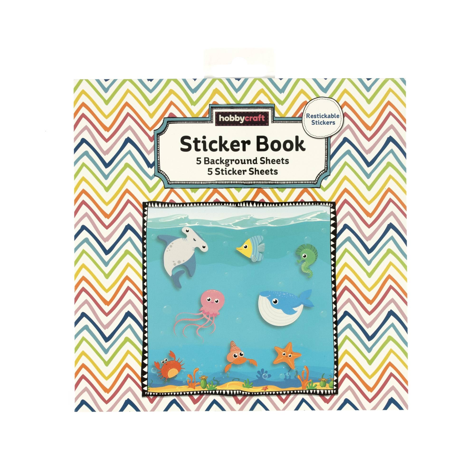 Seaworld Reusable Sticker Book